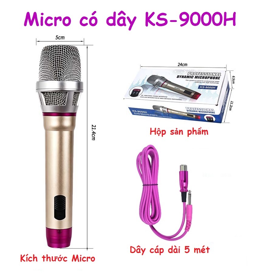 Micro có dây KS-9000H